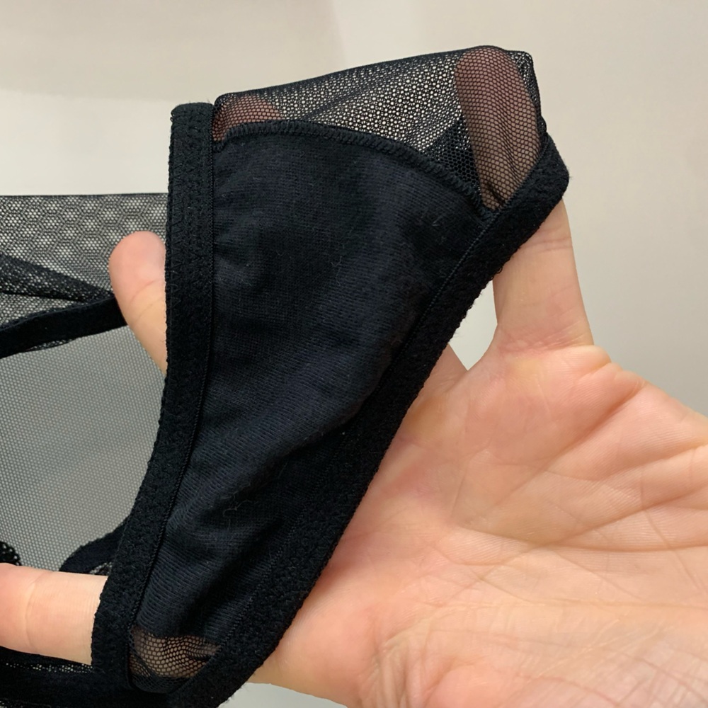 Victoria's Secret Black Sheer Bodysuit - Picture 3 of 5